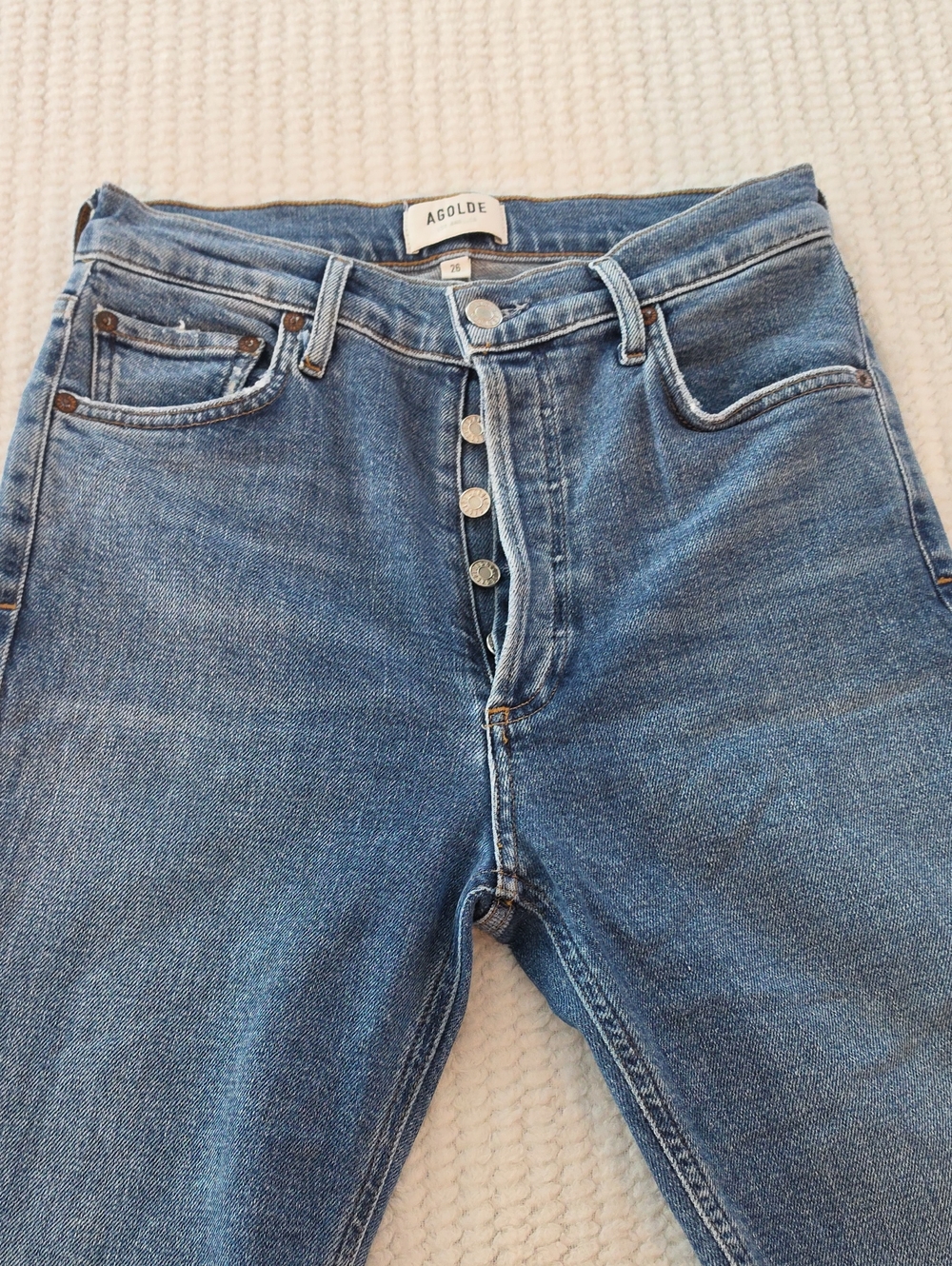 Agolde Classic Women's Blue Skinny Jeans